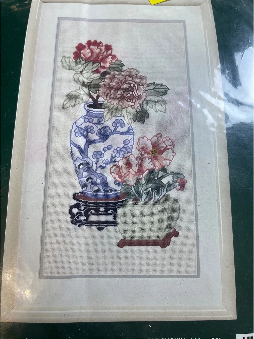 Elsa Williams needlepoint Cantonese still life